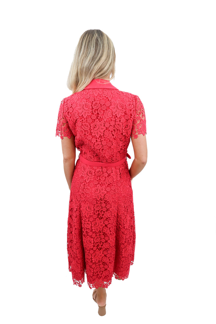 self portrait pink lace midi dress (6)*