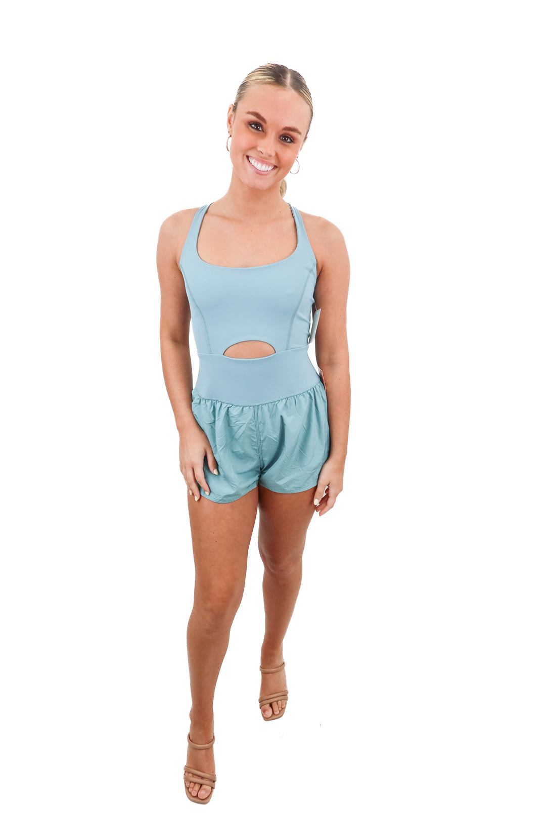 fp movement sage blue running onesie NWT (s; $98)