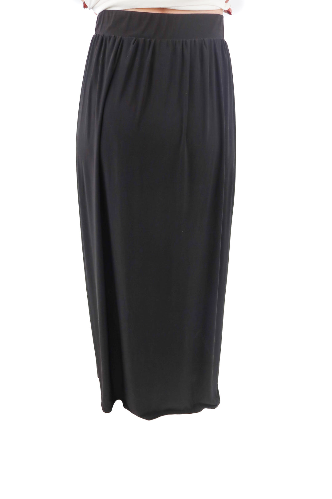 AUCTION windsor black high slit maxi skirt (m) fits 2 to 8; ends 12/10 at 8 pm CT