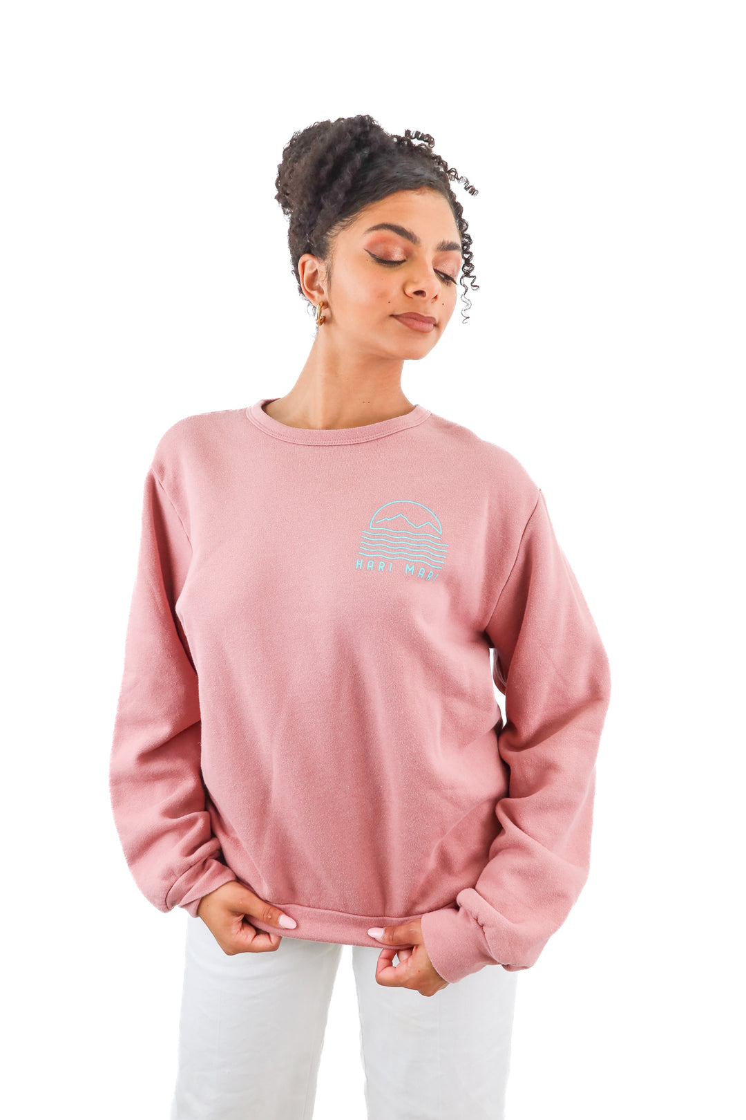 hari mari mauve sweatshirt (M; retail $65)