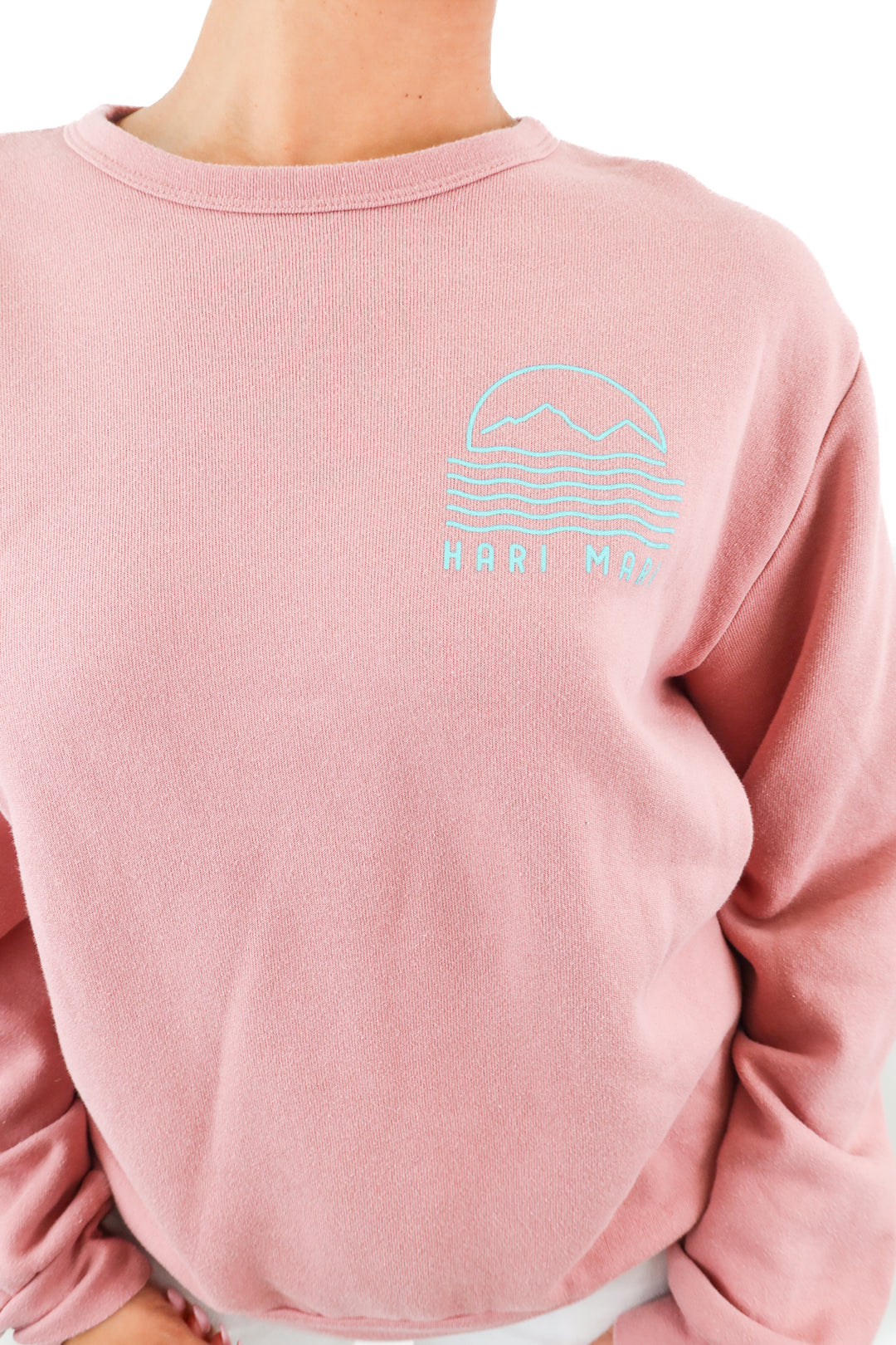hari mari mauve sweatshirt (M; retail $65)
