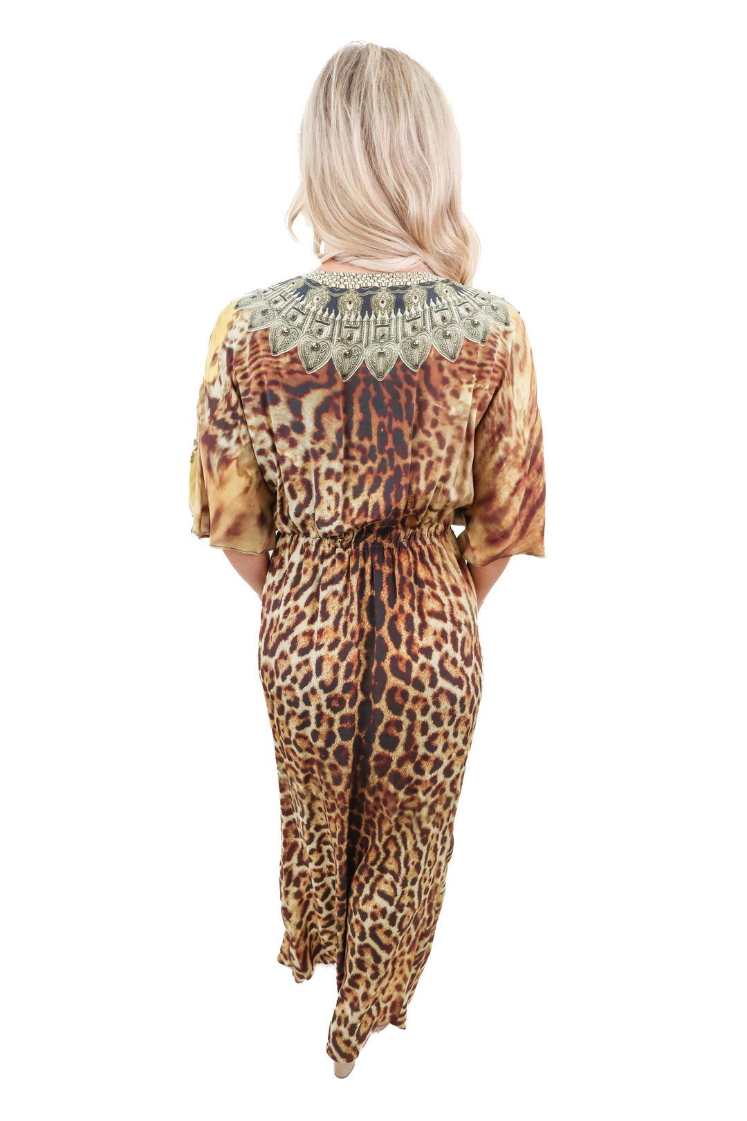 camilla silk "split front twist dress" NWT (2; retail $574)