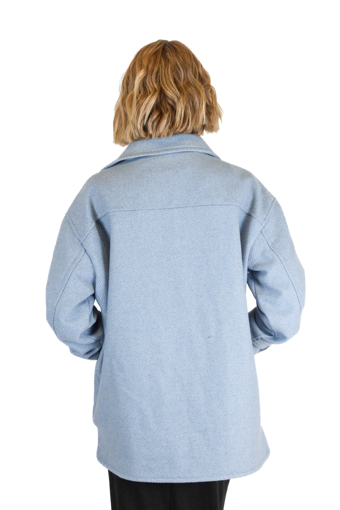 Ann Taylor Light Blue Wool Coat NWT (XS; retail $278)