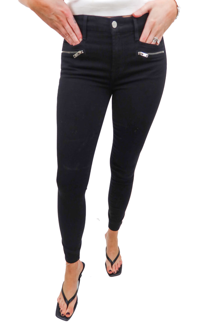 7 for all man kind black skinny jeans