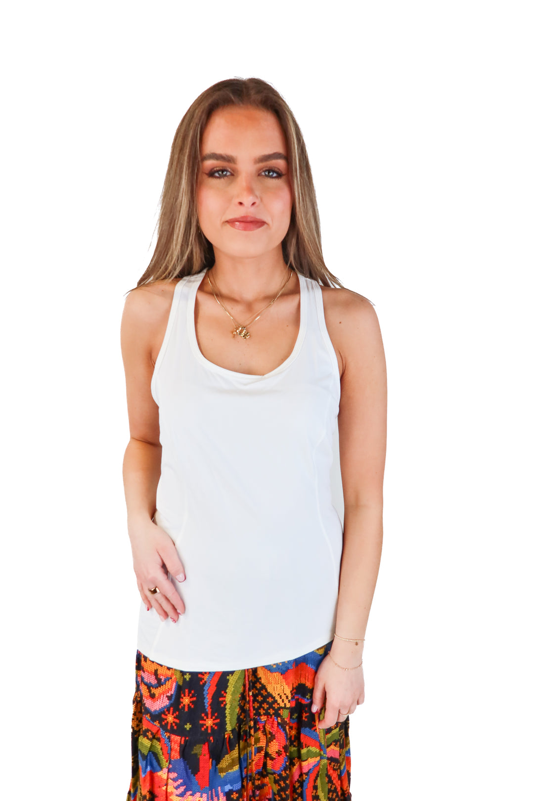 lululemon white racerback tank (6)
