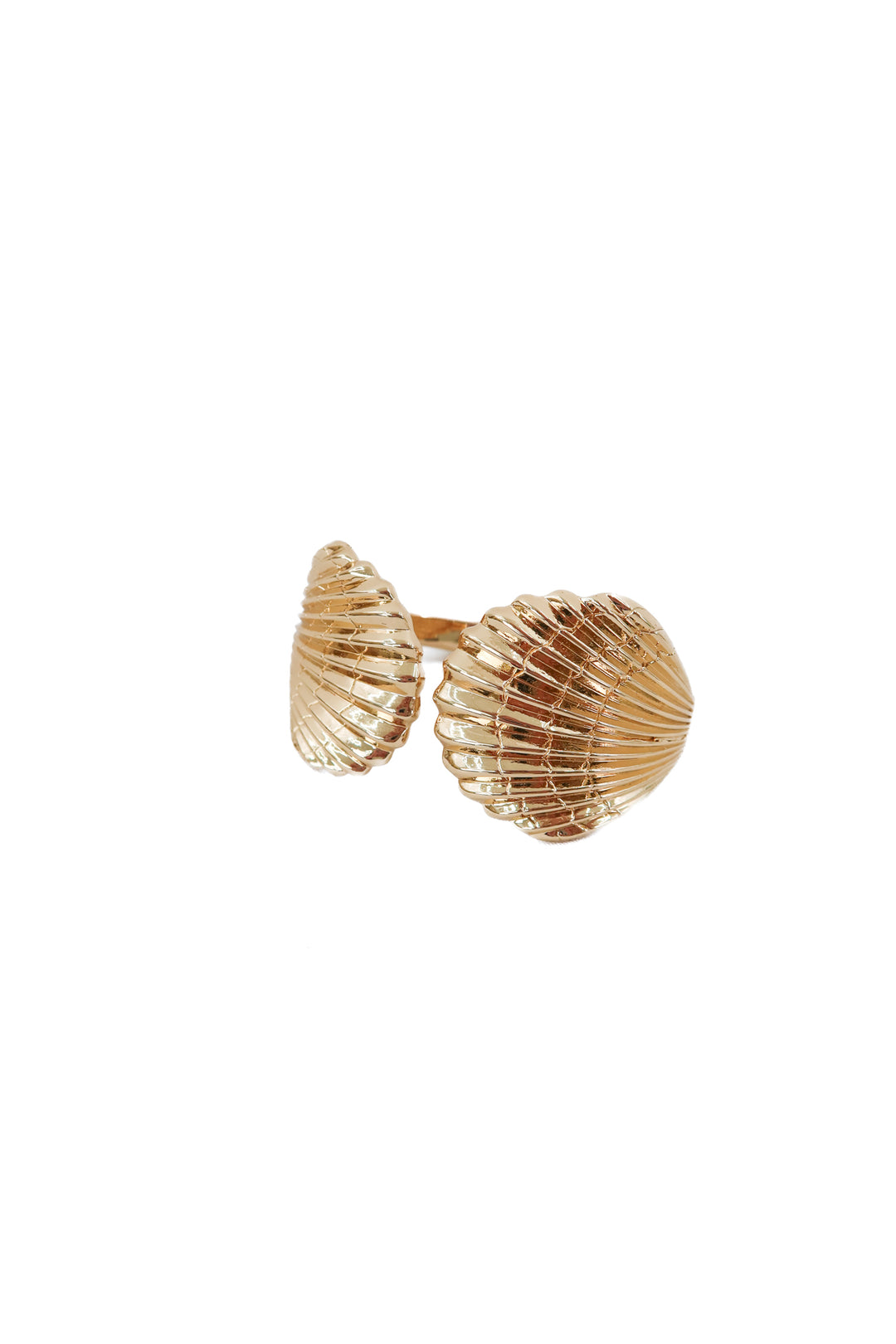baublebar gold double seashell bracelet