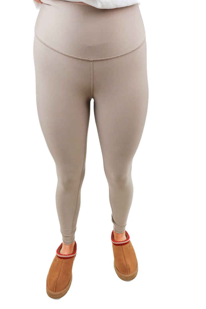 alo tan leggings (S)