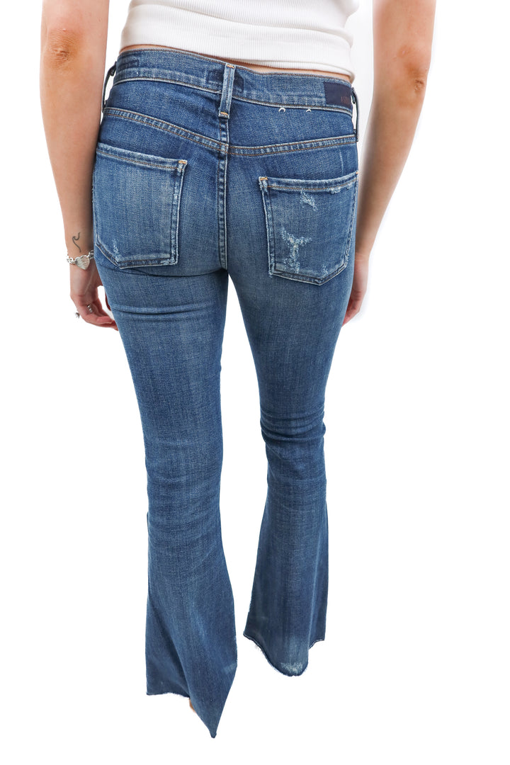 Agolde the madison medium wash medium flare low rise (27)