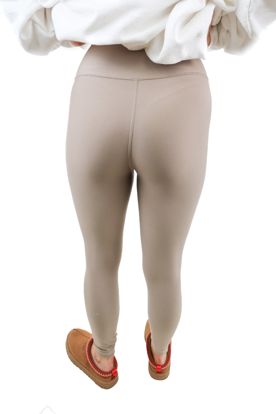 alo tan leggings (S)