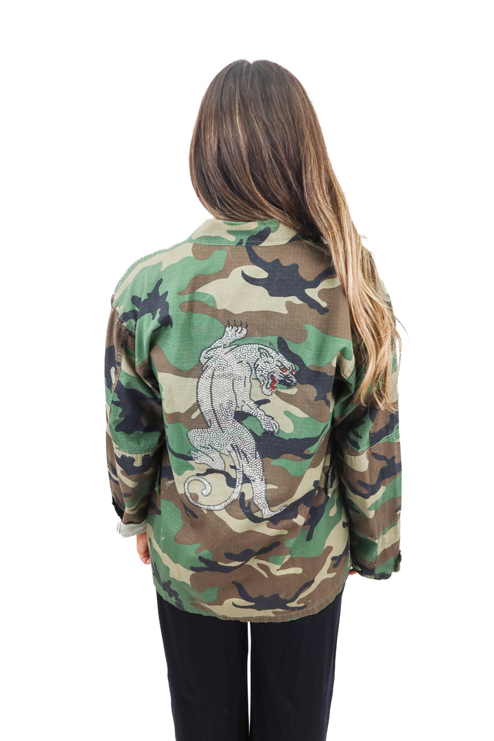 hipchik couture camo jacket (s*)
