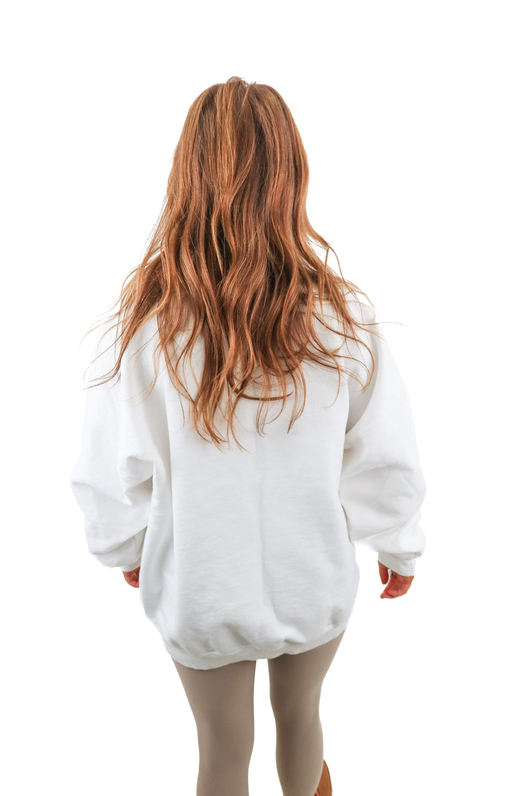 the bar white "bride" sweatshirt (xl; retail $90)