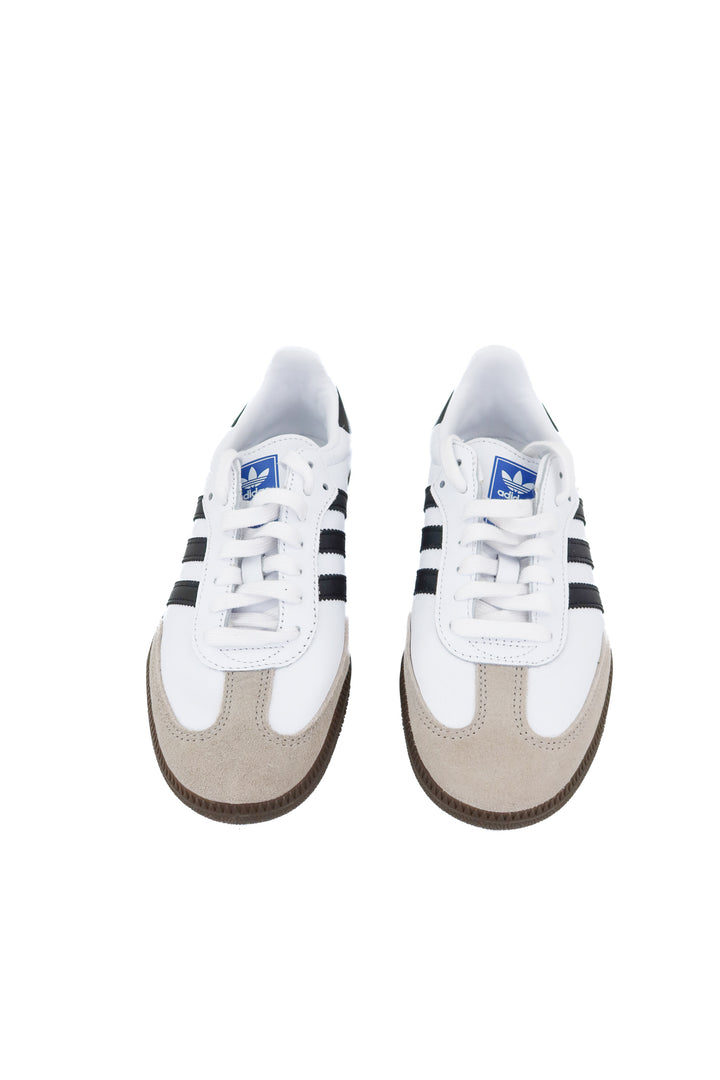 adidas white and black samba sneaker nwt (7; retail $100)