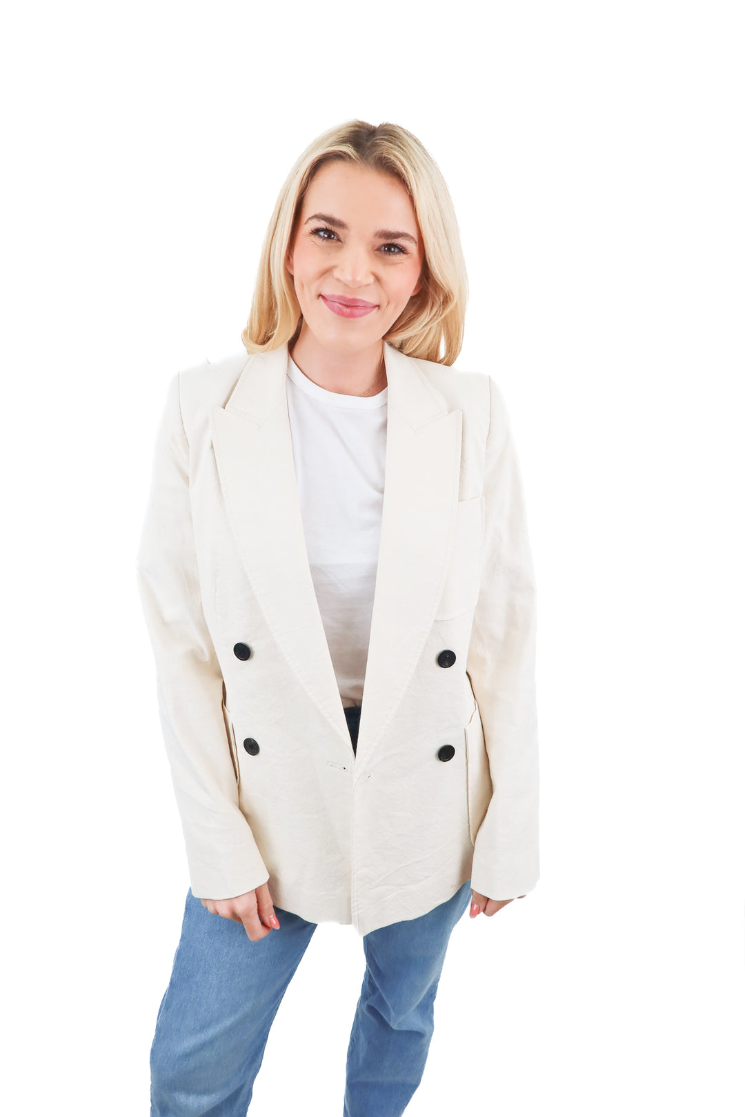 isabel marant linen textured blazer (38; retail $595)
