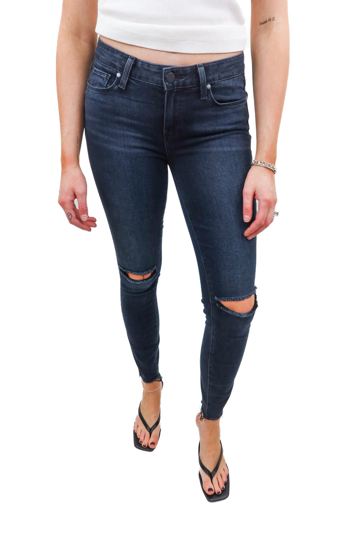 Paige Verdugo ankle black distressed skinny jeans (27)
