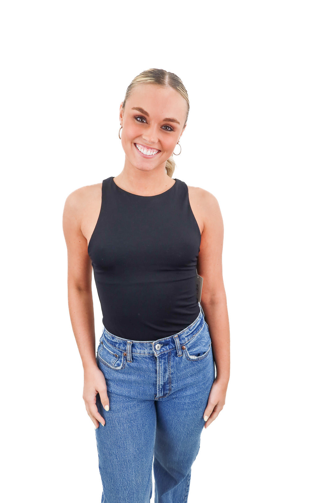 Zara black bodysuit (S)