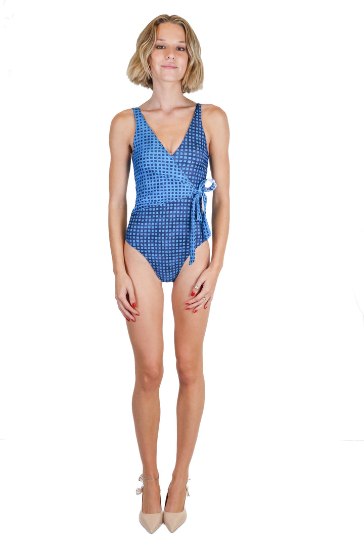 Summersalt blue/black block bathing suit NWOT (2; retail $95)