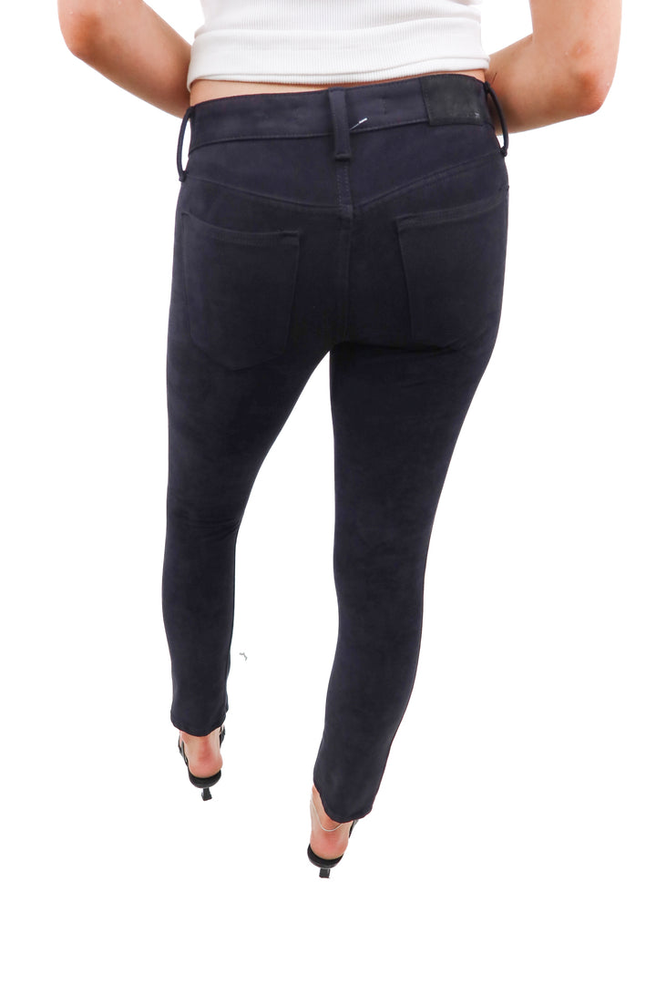 Joes black suede pants (26)