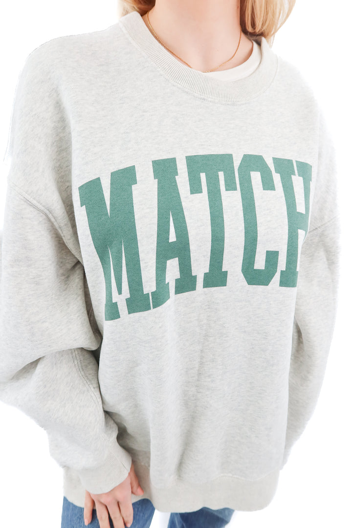 Abercrombie & Fitch matcha sweatshirt (L; retail $60)