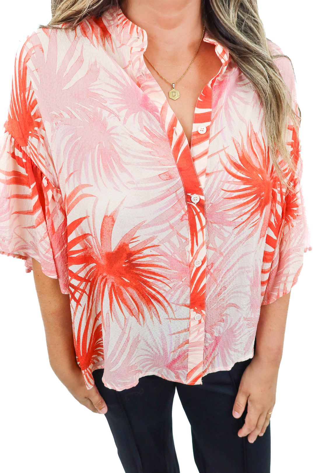 essential antiwerp button up top (m; retail $220)