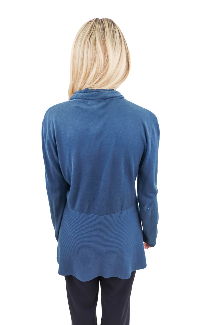 matty m teal cardigan (s)