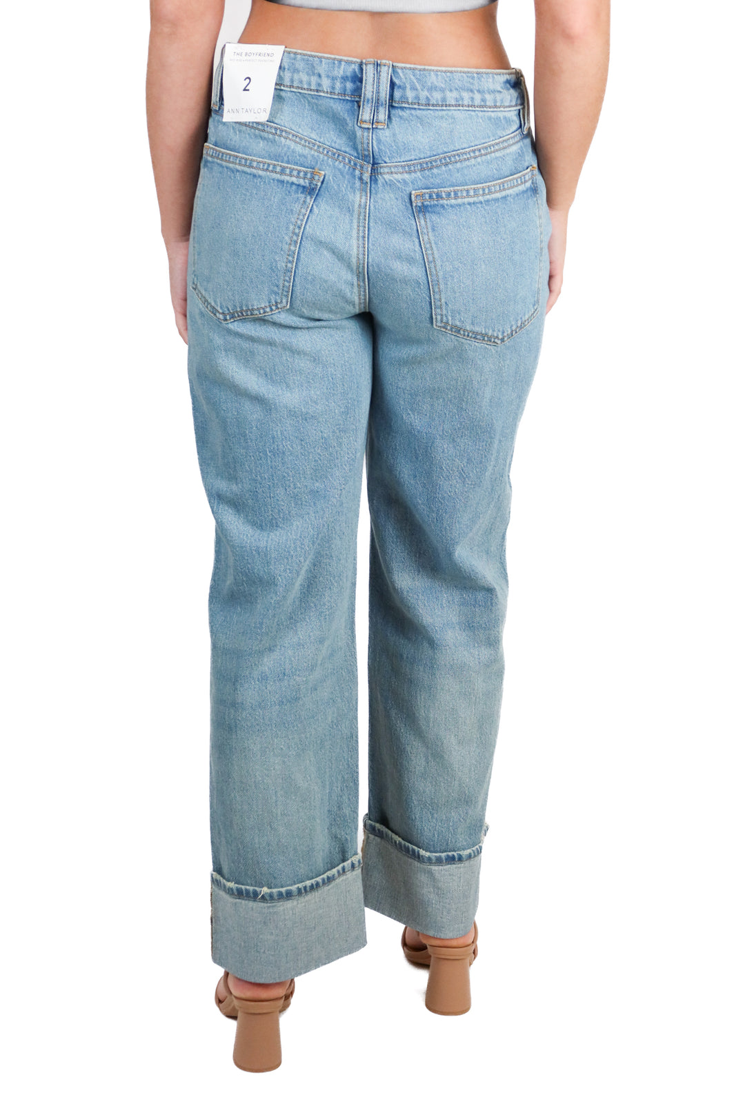 Ann Taylor Boyfriend mid rise jean NWT (2; $119)