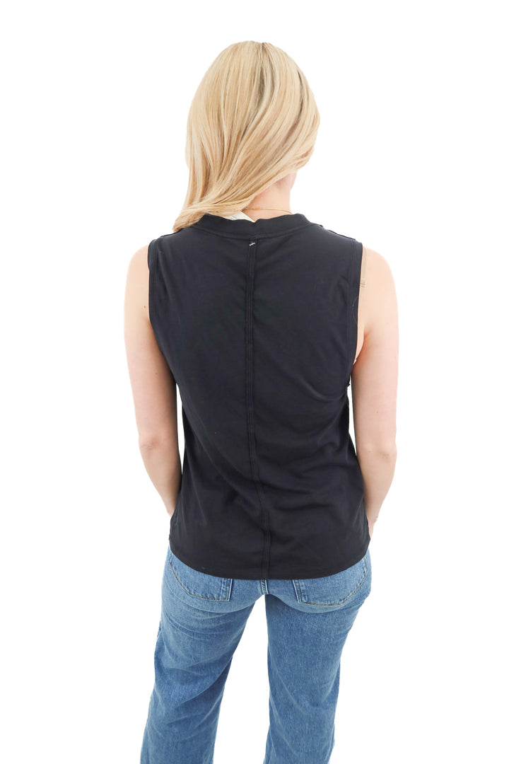 Lululemon black muscle tank (S)