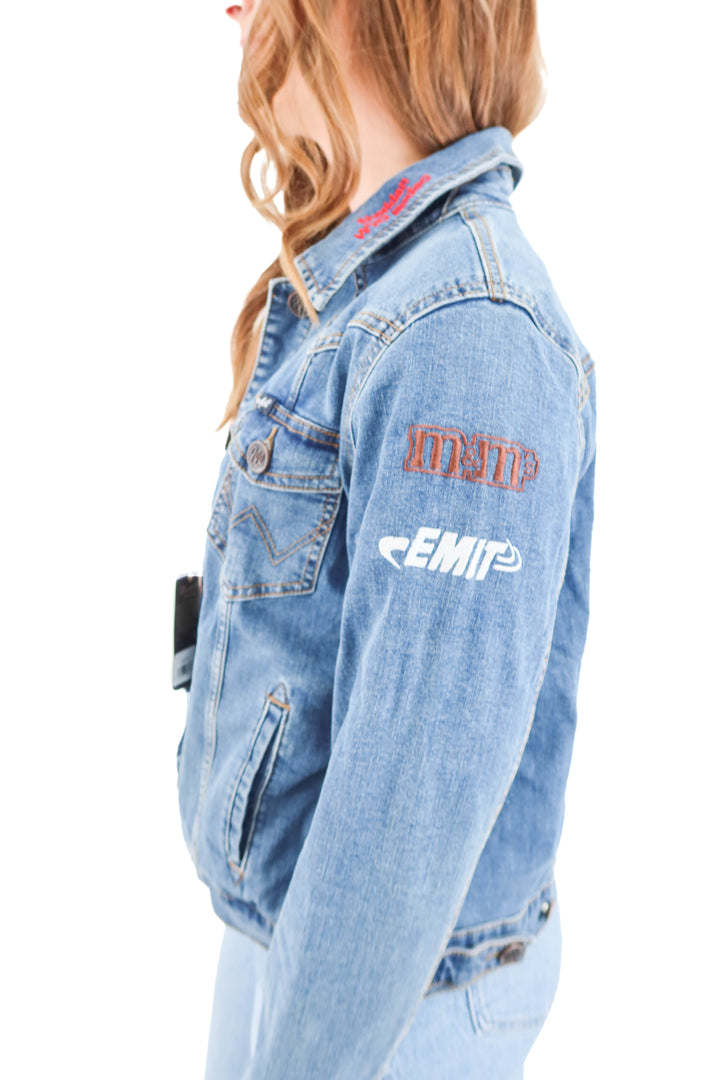 wrangler retro denim rodeo jacket nwt (l)