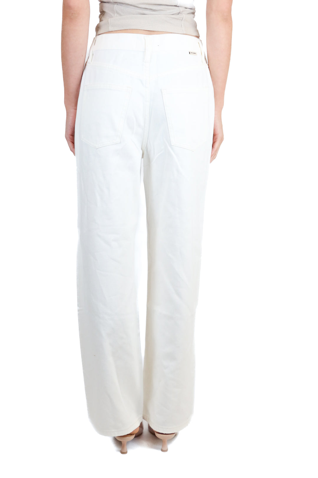 Hey Joanie White High Rise Wide Leg Jeans NWT (25; retail $148)