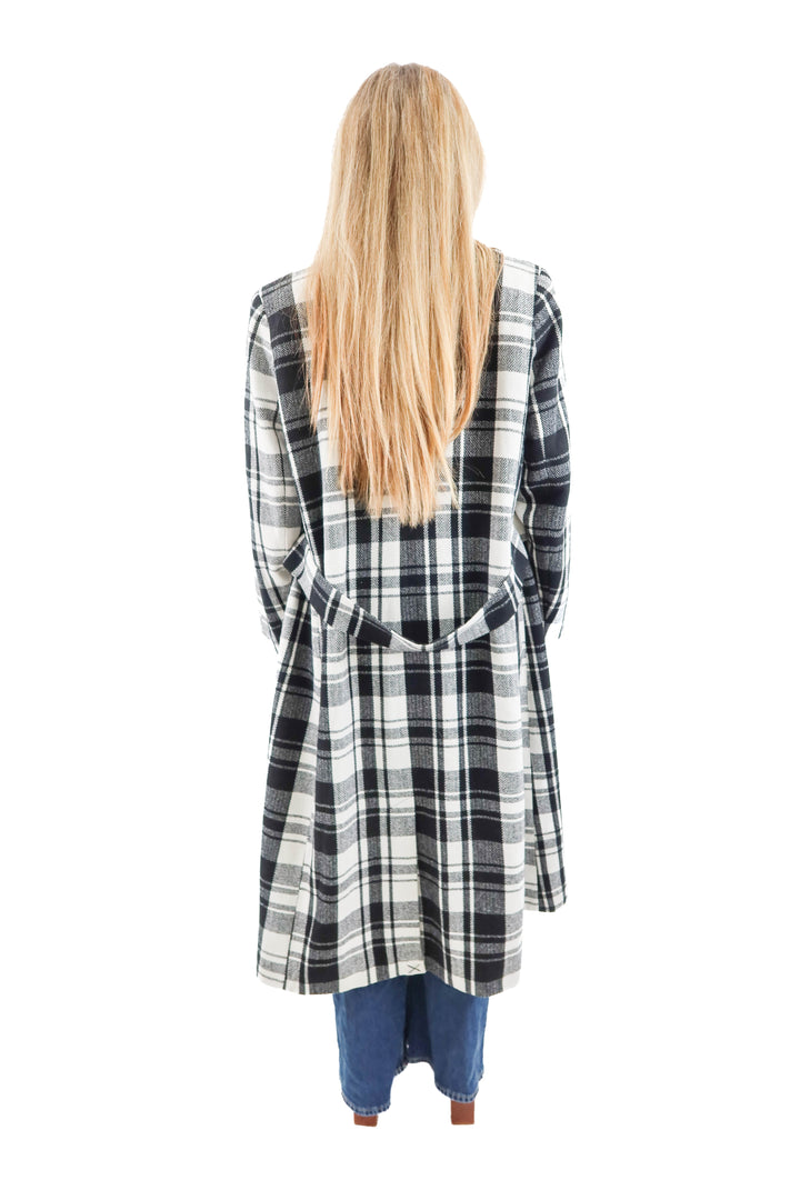 halogen plaid long coat (xxl; retail $218)