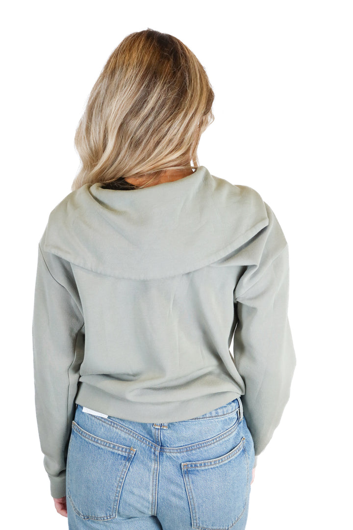 Varley Sage Quarter-zip pullover (S; retail $138)