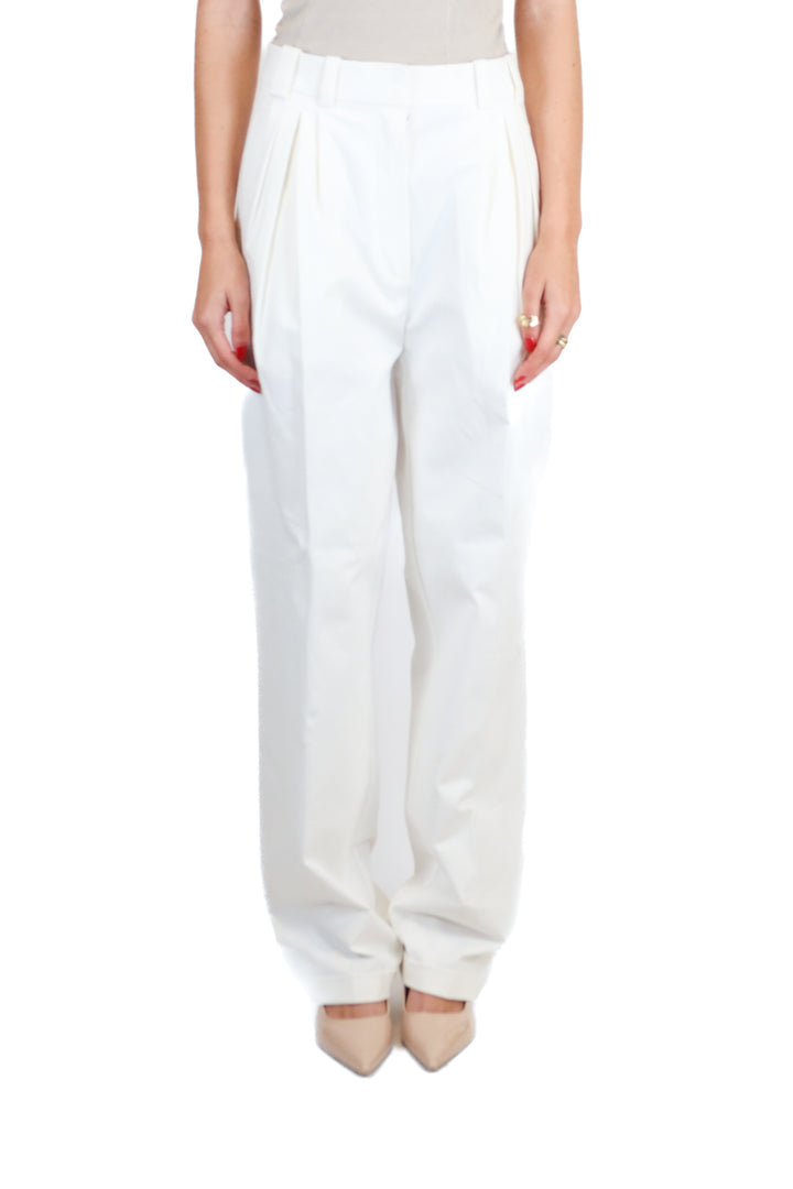 Piece of White Ivory High Waist Wide Leg Pants NWT (36 US 2/4; retail $435.47)