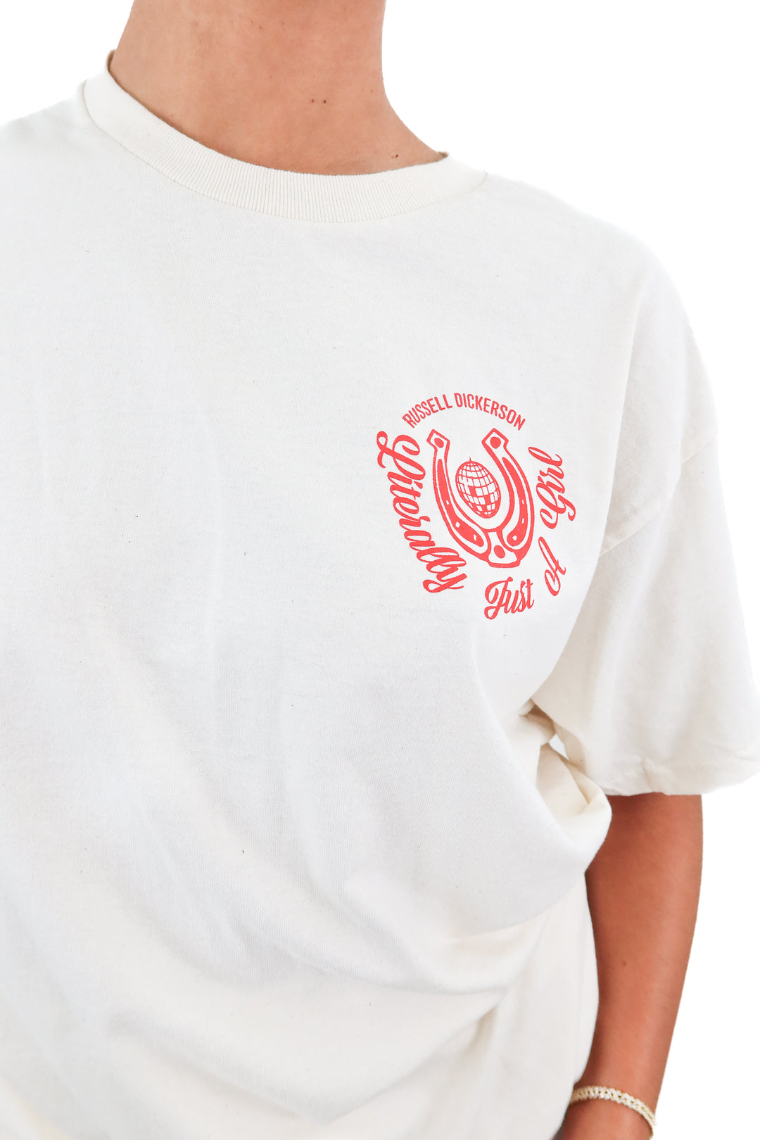 russell dickerson graphic tshirt (L)