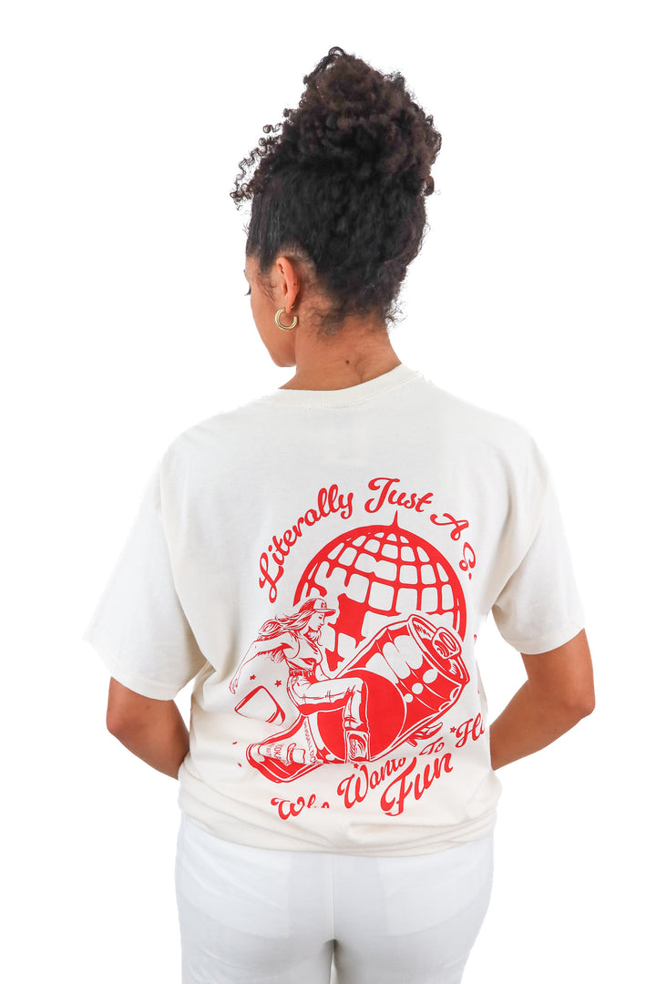 russell dickerson graphic tshirt (L)