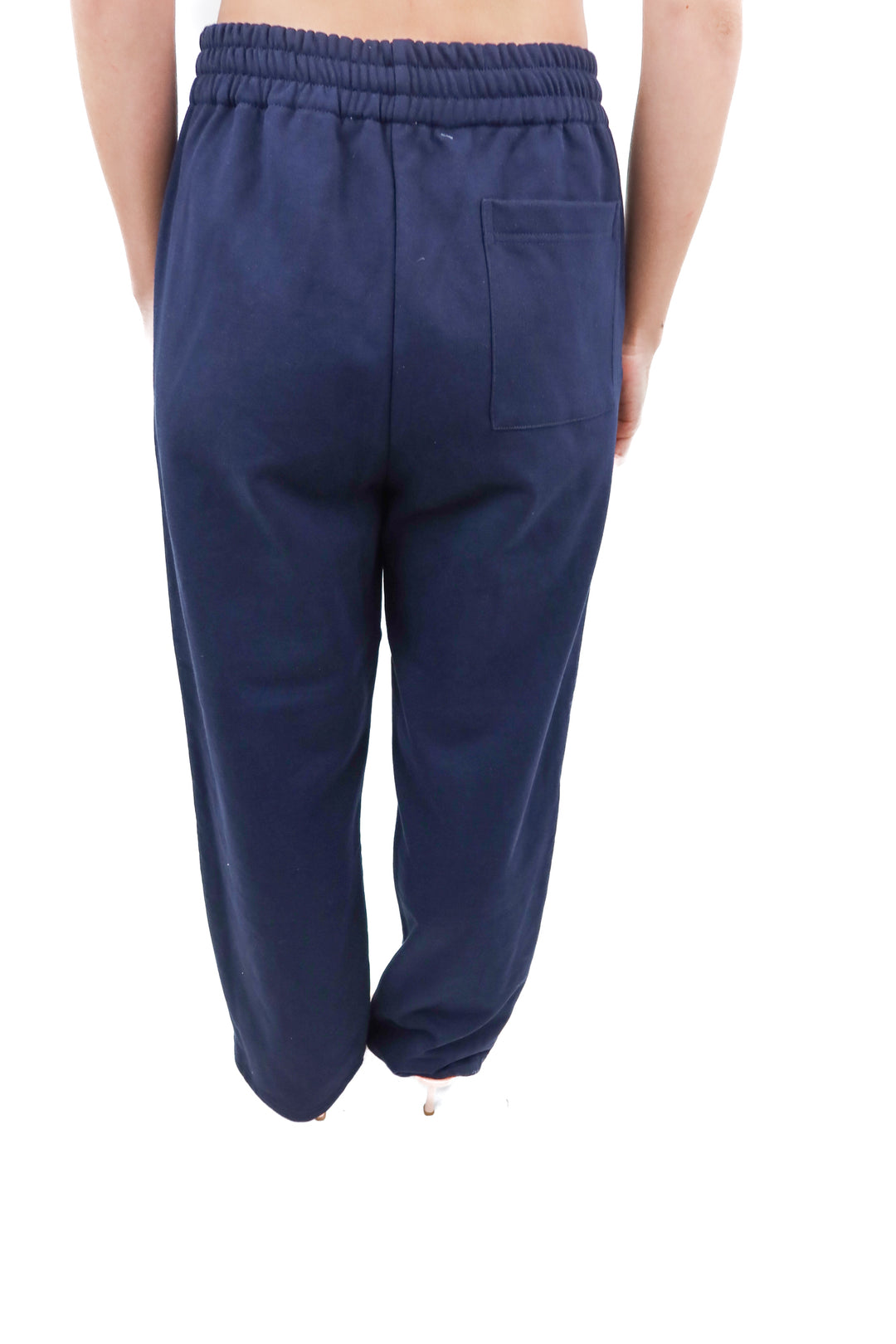 an action a day navy straight-leg sweatpants NWT (m; retail $110)