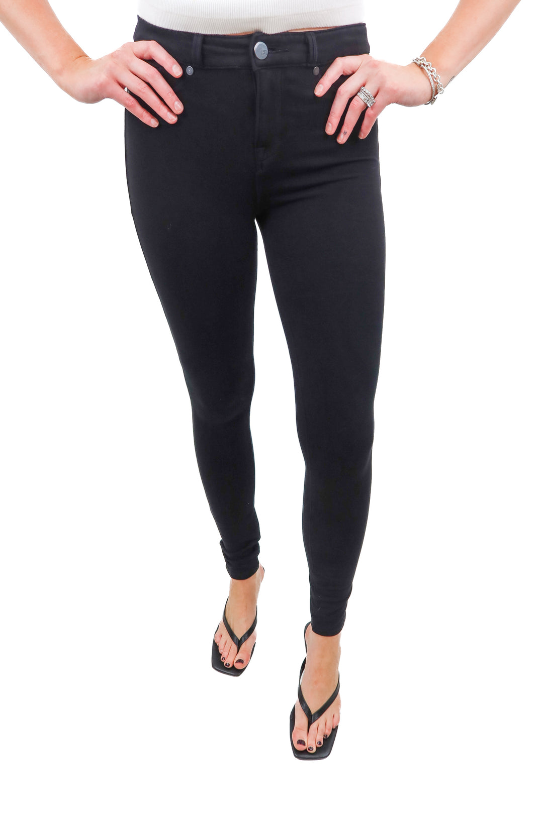 democracy black jeggings (sml)