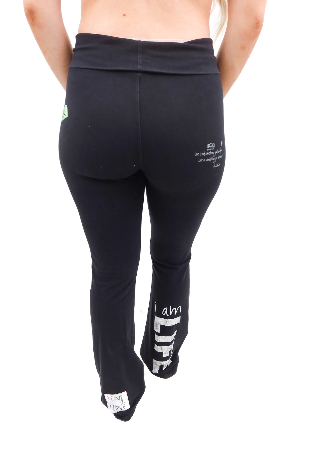 i am life black yoga pants (s)