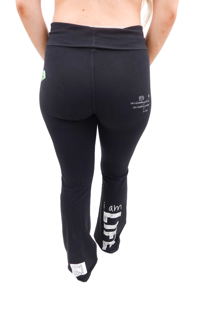 i am life black yoga pants (s)