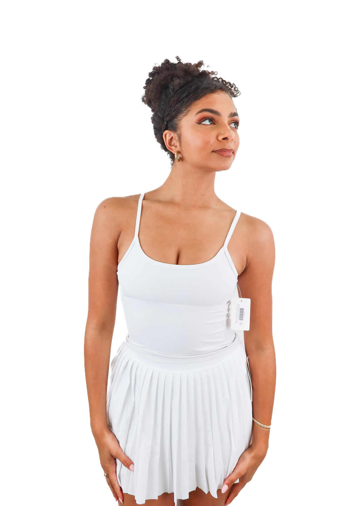 beyond yoga white active top (s)