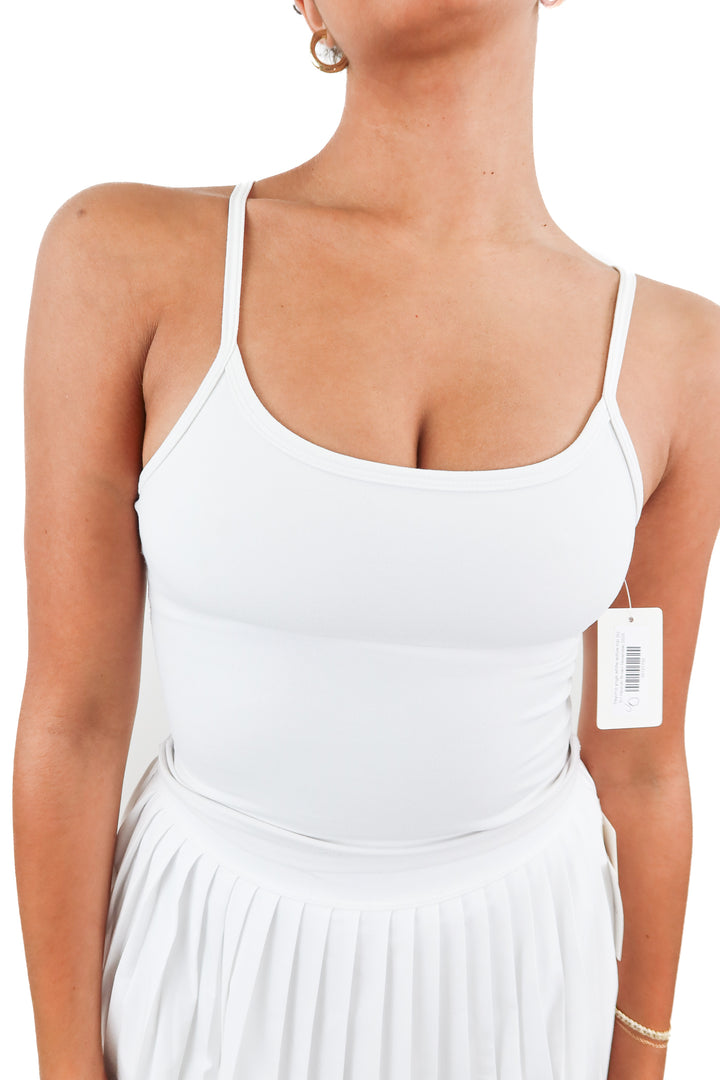 beyond yoga white active top (s)