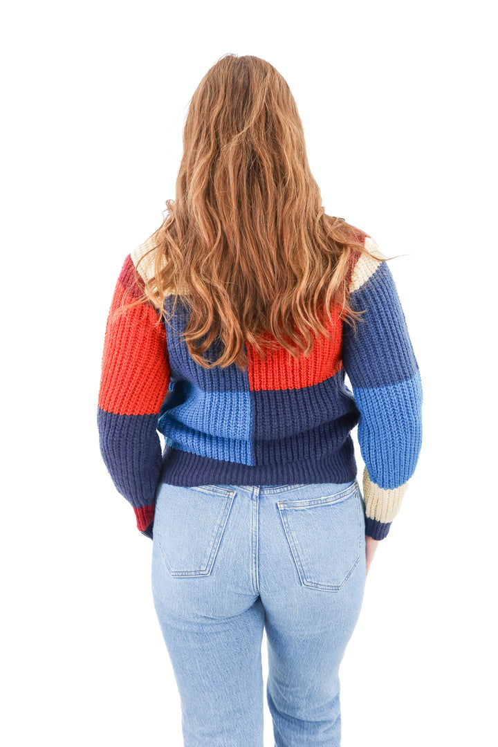 brixton colorblock savannah sweater nwt (s; retail $89)