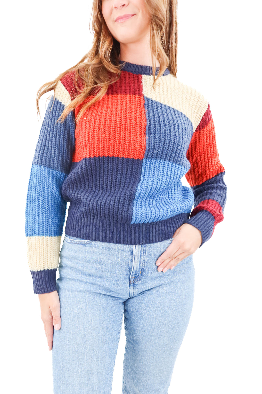 brixton colorblock savannah sweater nwt (s; retail $89)