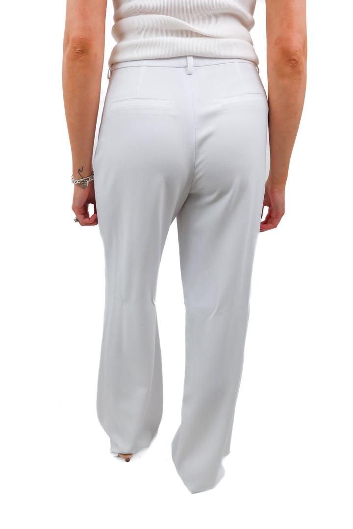 alice + olivia white trousers (6; retail $298)