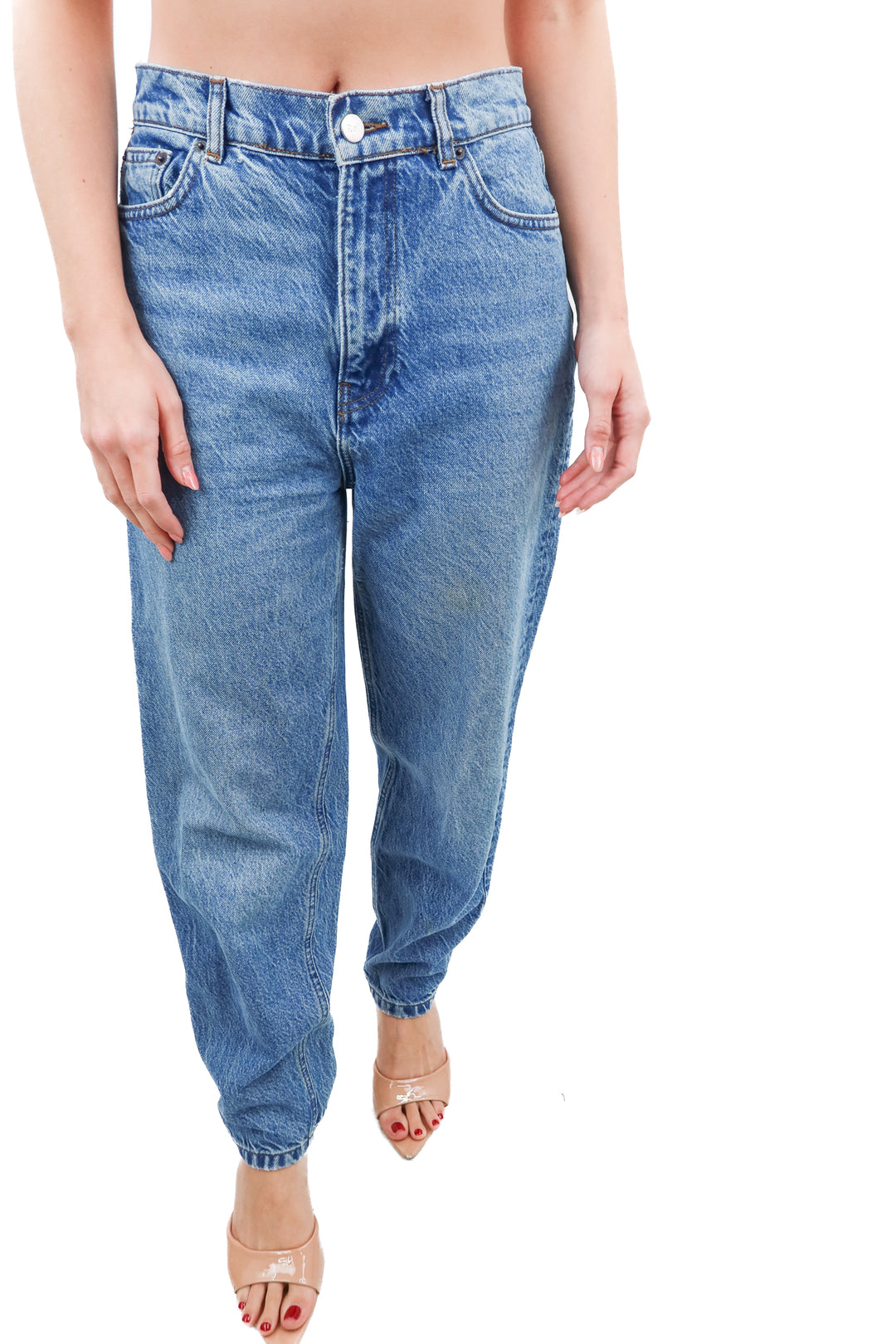reformation jeans medium wash (26; retail $178)