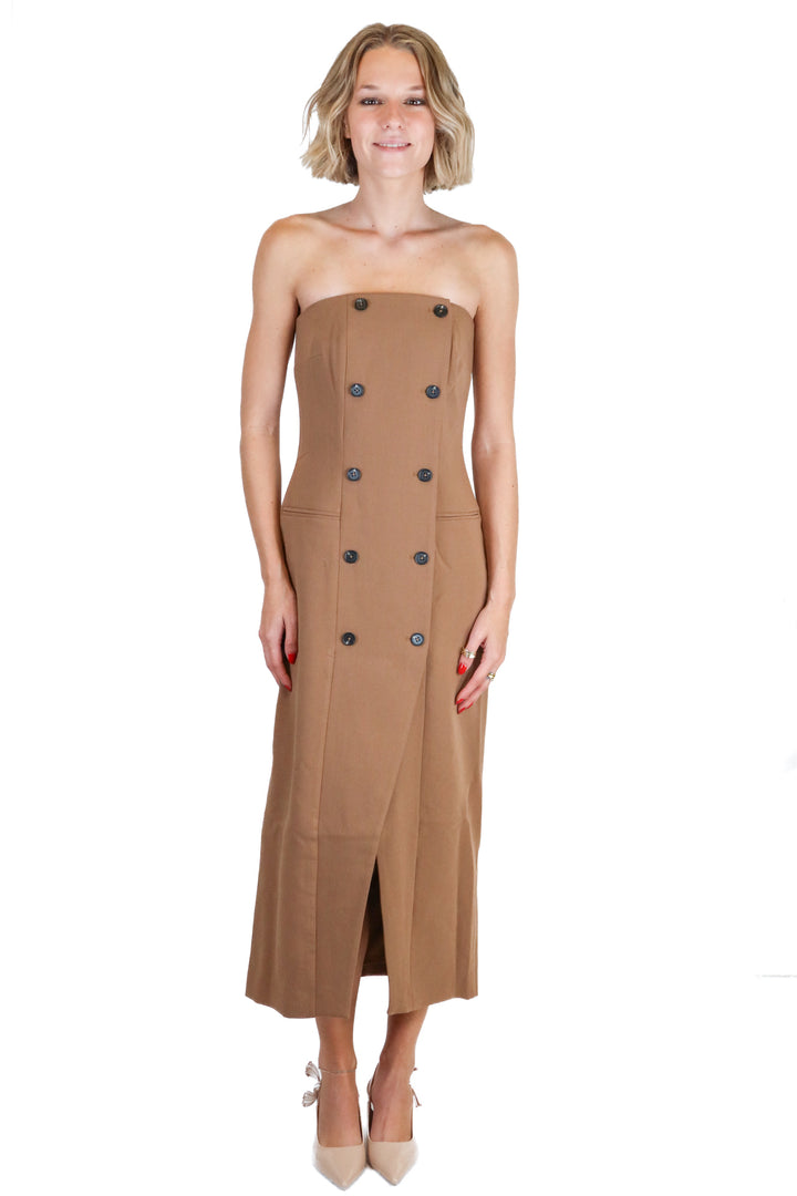 French connection strapless blazer maxi dress NWT (0; retail $168)