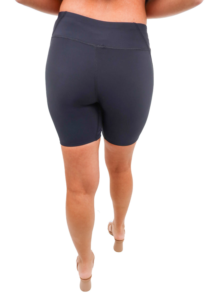 under armour black spandex shorts (s)