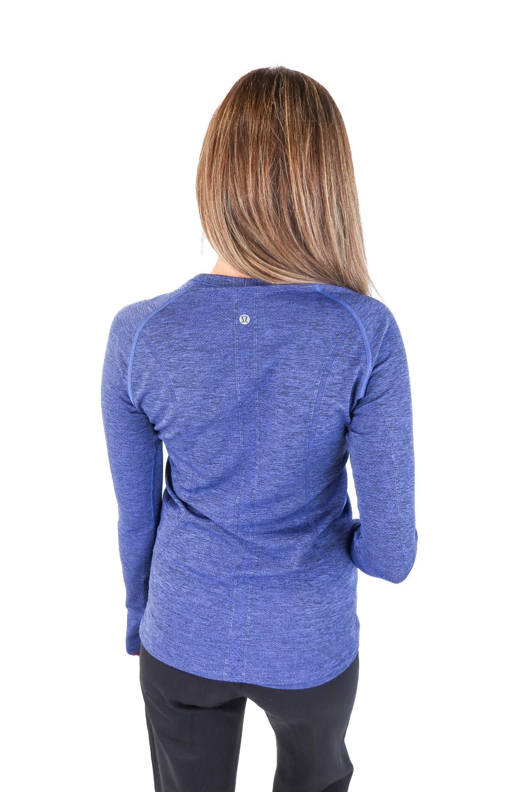 lululemon blue long sleeve top (6*)