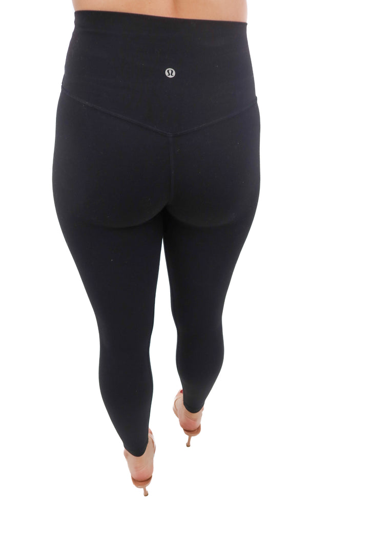 Lululemon black align leggings (4; retail $98)