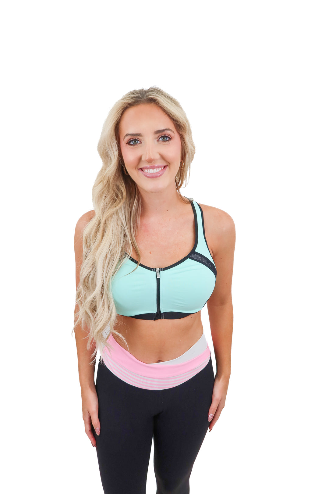 victoria secret teal sports bra NWT (34DD)