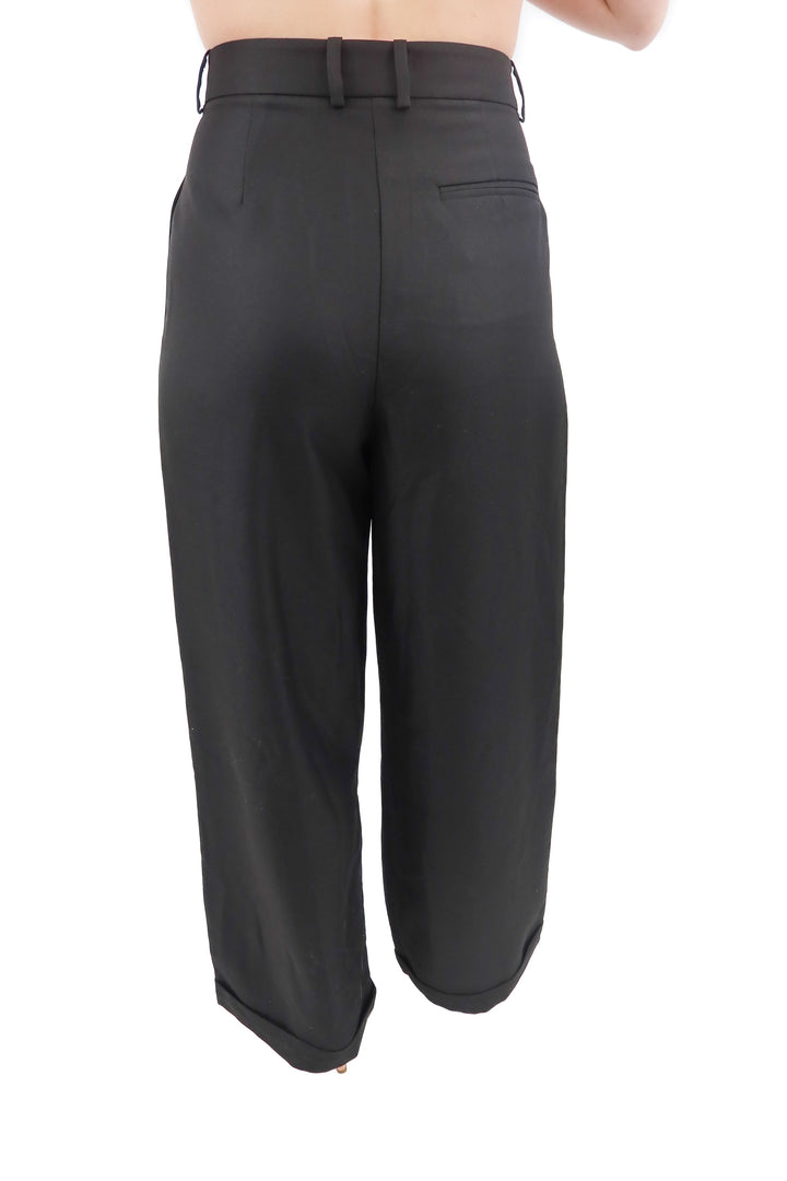 WAYF black trousers NWT (XS; retail $69)