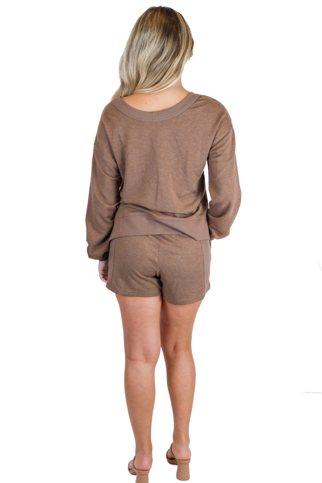 Travis Mathew brown lounge set (xs; retail $219.90)